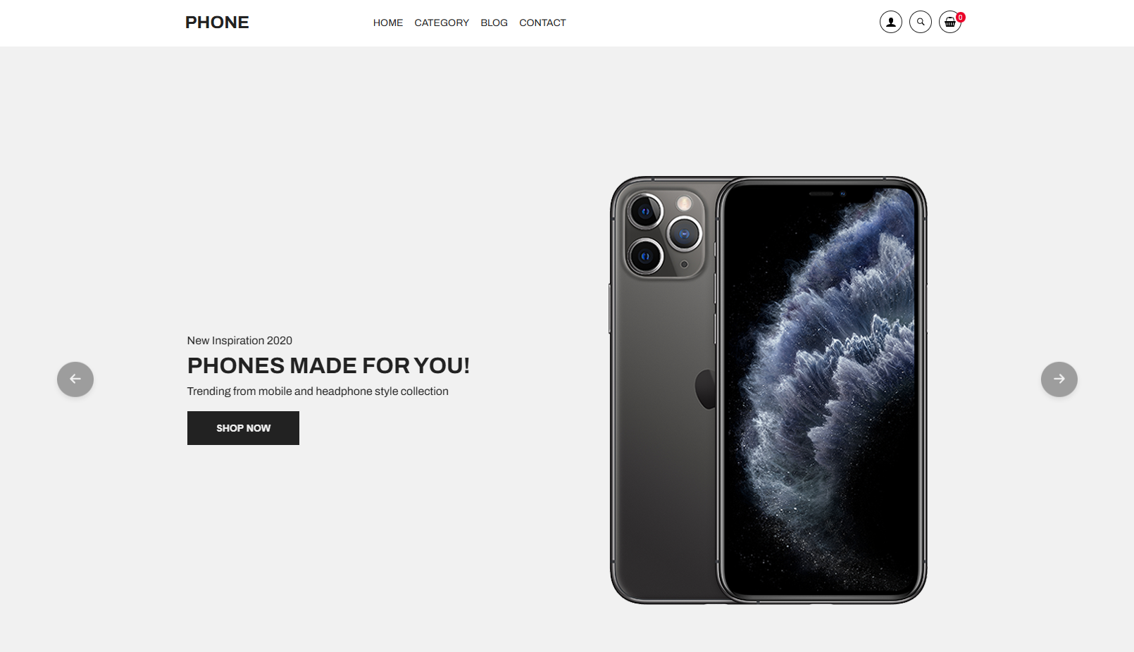 iPhone Store — Ecommerce Platform 1